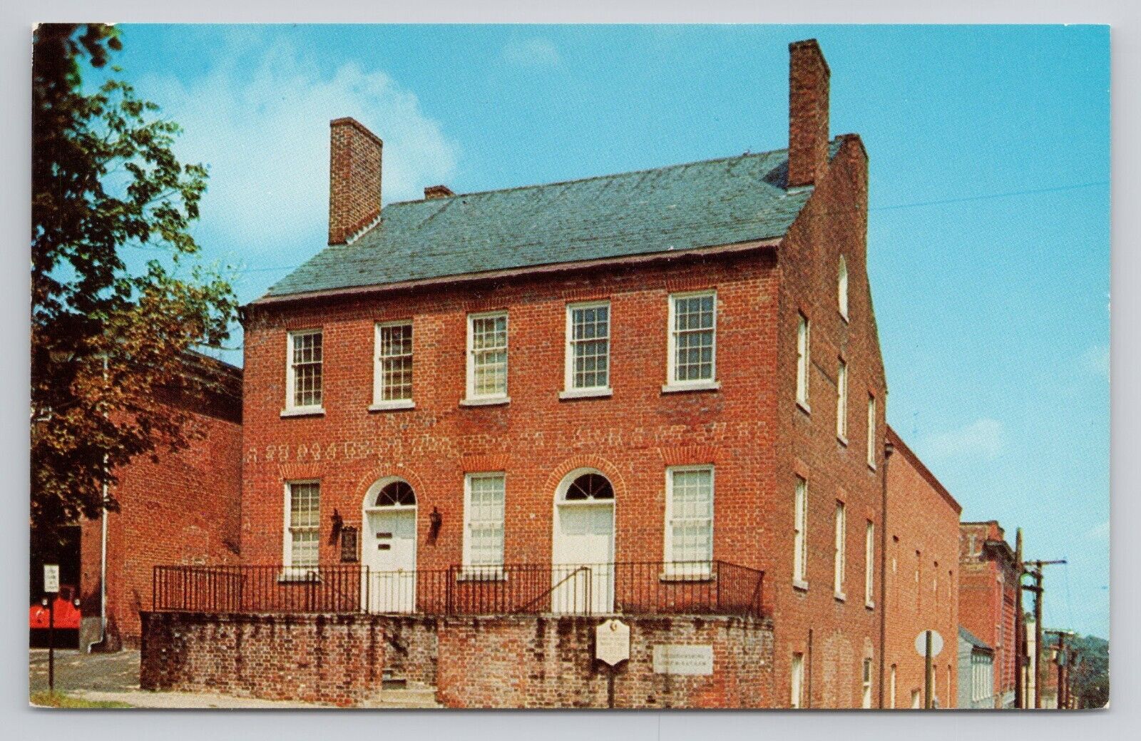Washington's Masonic Mother Lodge Fredericksburg Virginia Postcard 1671