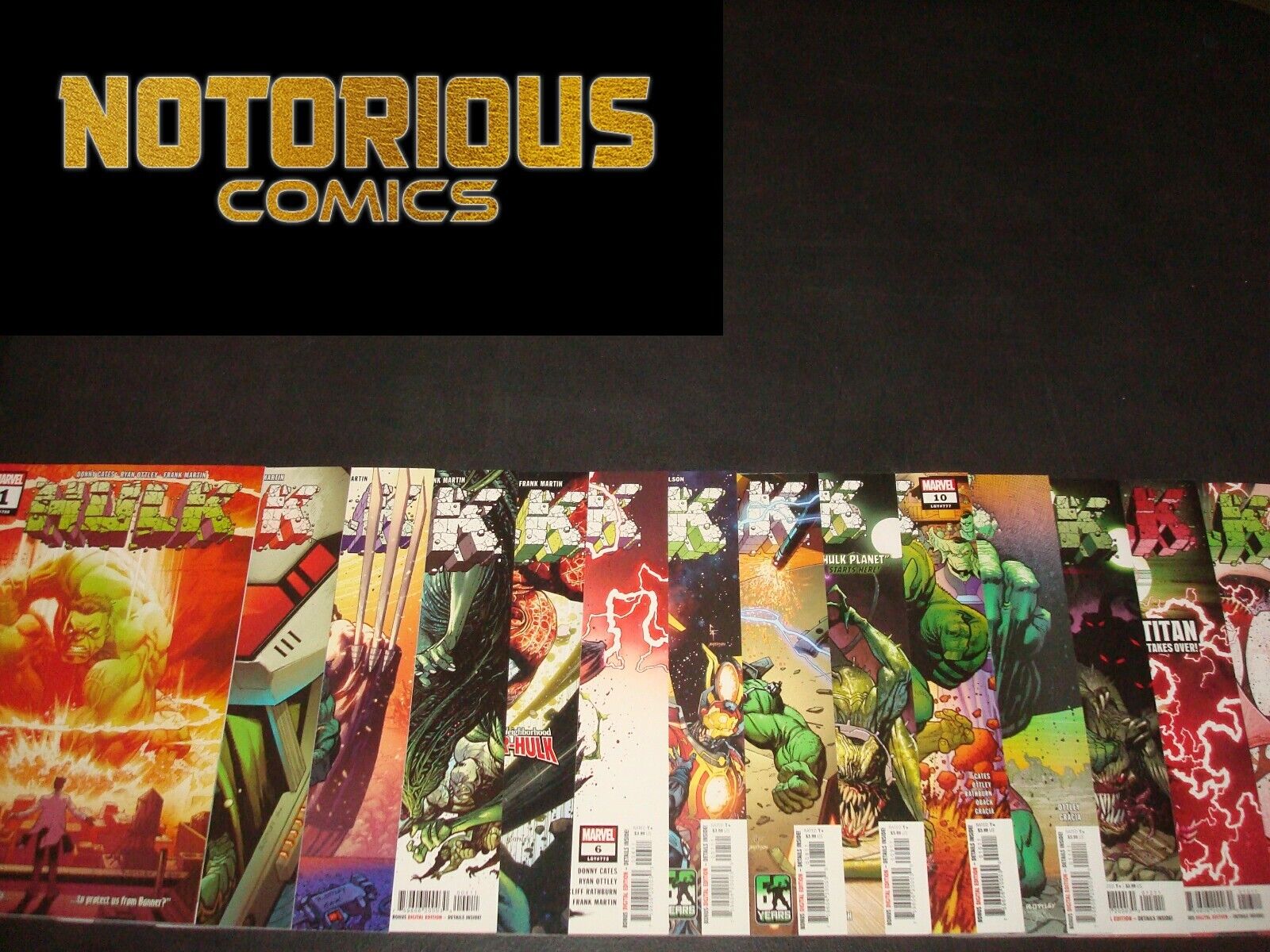 Hulk 1-14 Complete Comic Lot Run Set Donny Cates Titan Marvel Collection
