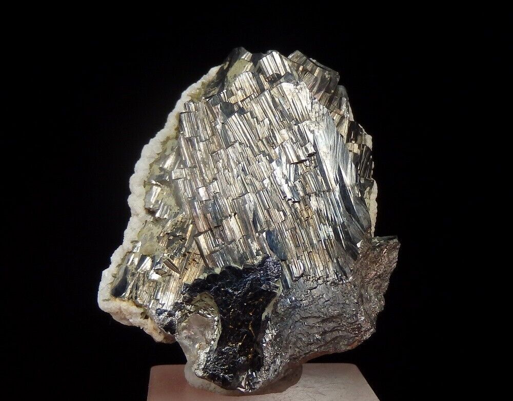 ARSENOPYRITE lustrous crystal -- PORTUGAL - Panasqueira Mine /pg743