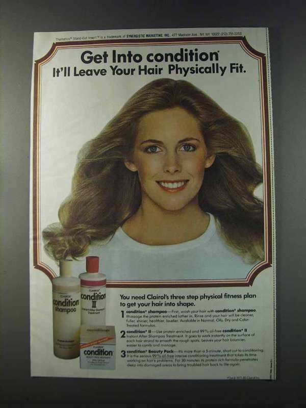 1981 Clairol Condition Shampoo Ad - Get Into Condition