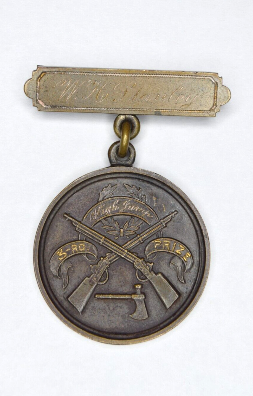 Beautiful 1890 Dated 65th Regiment New York Infantry Badge Medal Buffalo, NY