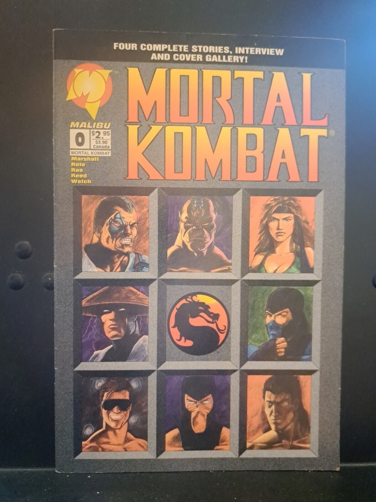 Mortal Kombat #0 Comic Book Malibu Dec 1994 Ungraded 