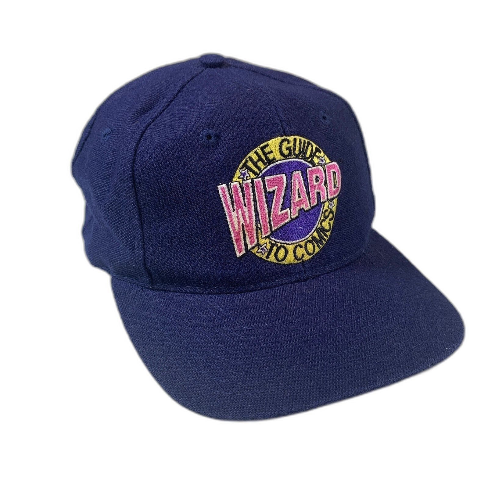WIZARD Magazine: The Guide to Comics vintage baseball cap hat SnapBack 90’s