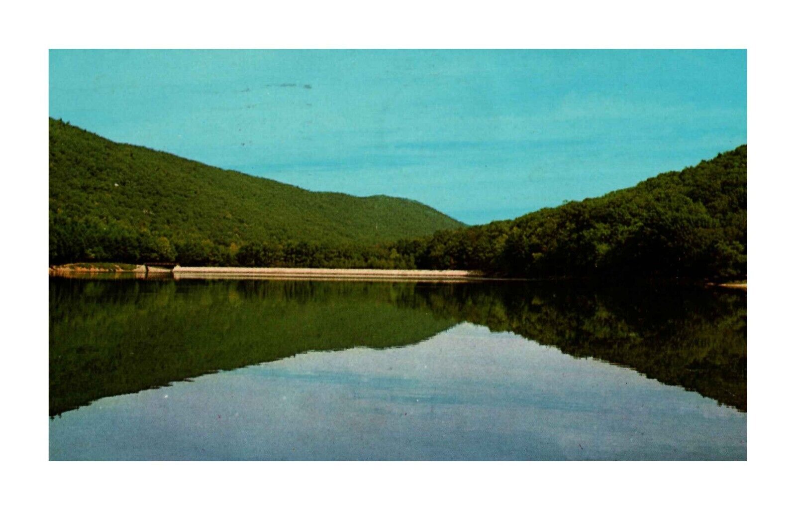 Postcard Cowans Gap State Park Fort Loudon Pennsylvania  E 18