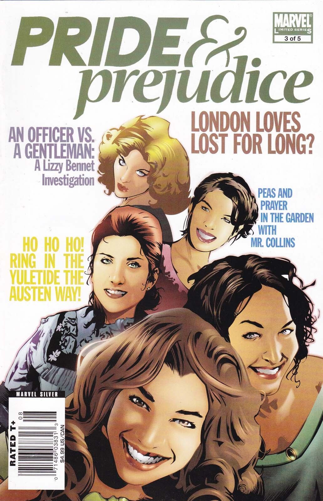 Pride And Prejudice #3 (Newsstand) FN; Marvel | Jane Austen - we combine shippin