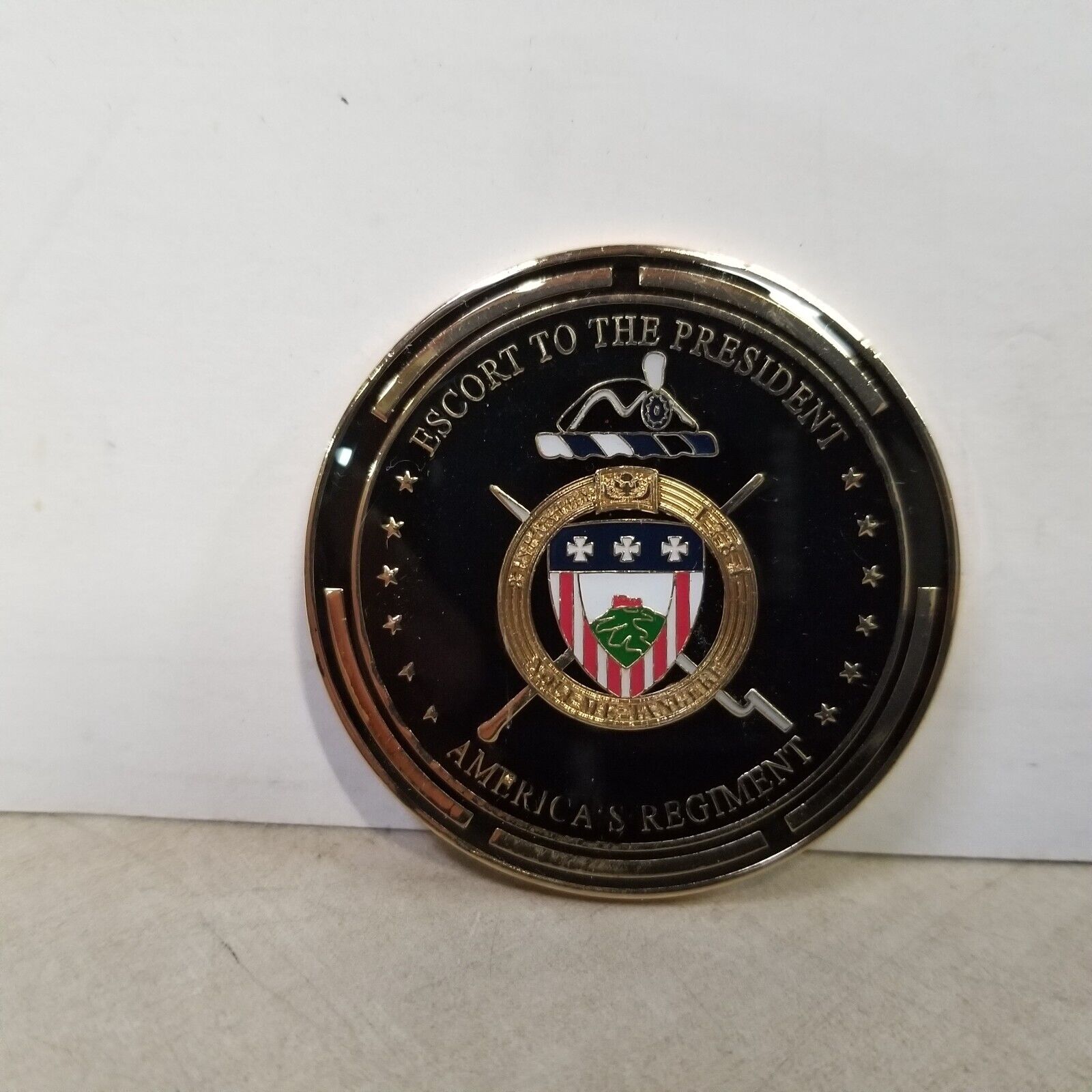 Escort To The President America Regiment Awarded For Honor Guard Challenge Coin