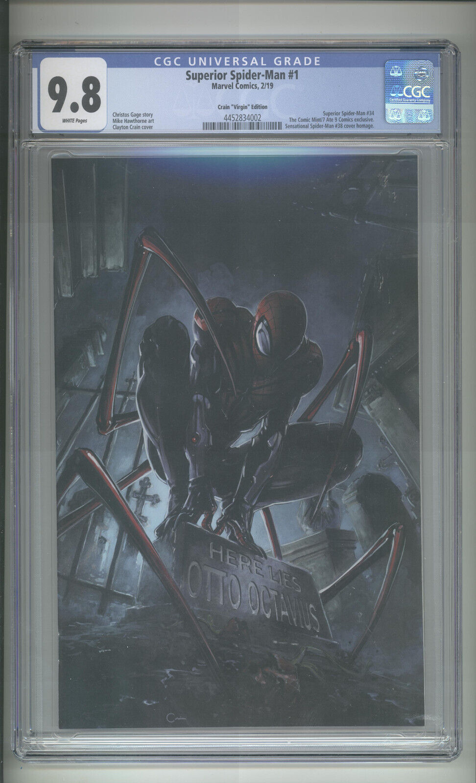 Superior Spider-Man #1  CGC 9.8  \