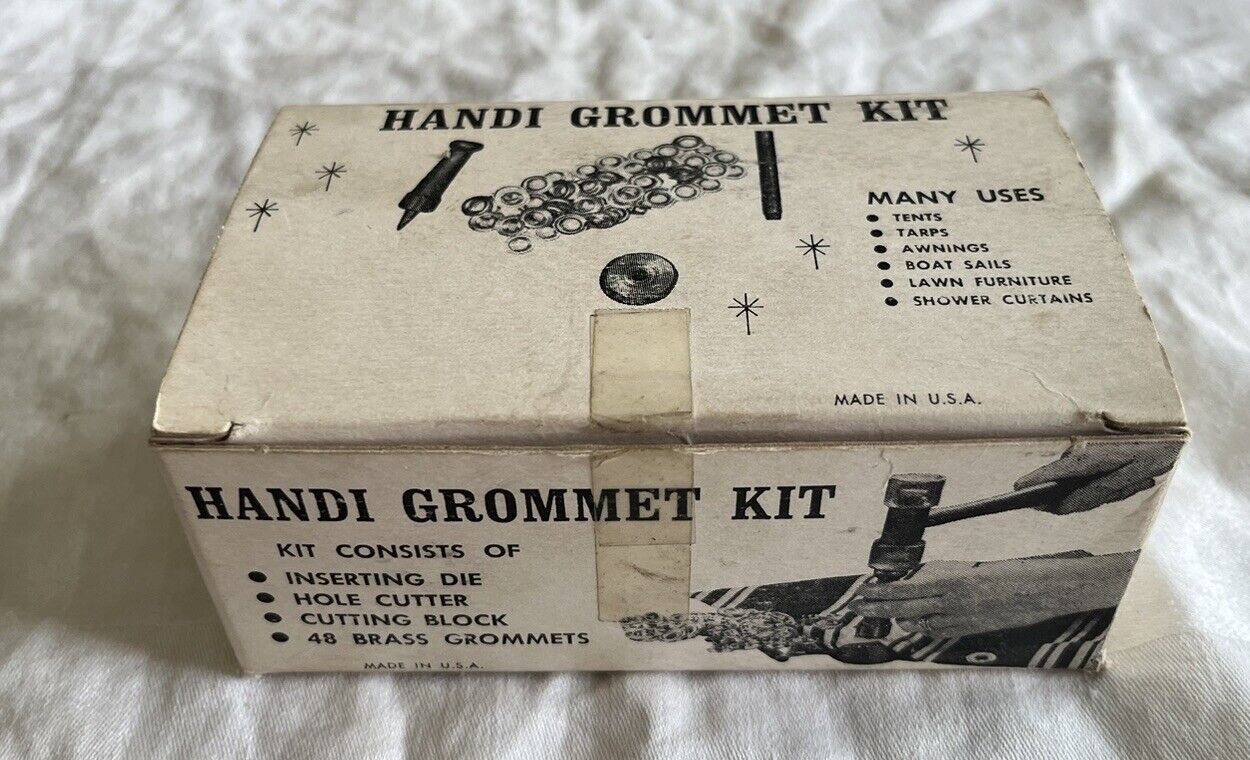 Vintage Handi Grommet Kit Tool Set USA