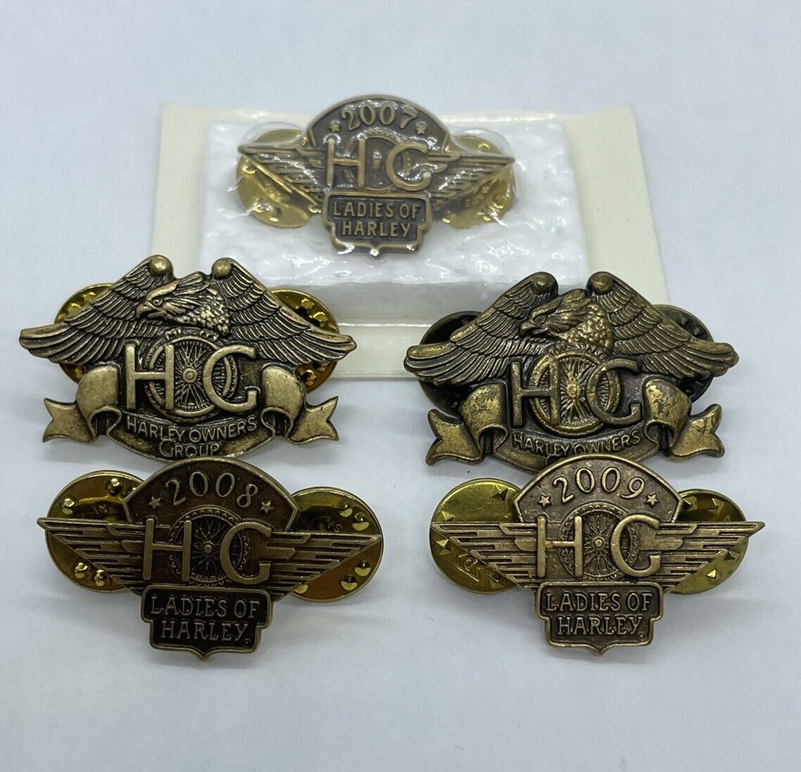Harley Davidson Owners Group Lot Wisconsin Pin Lot Ladies Of Harley
