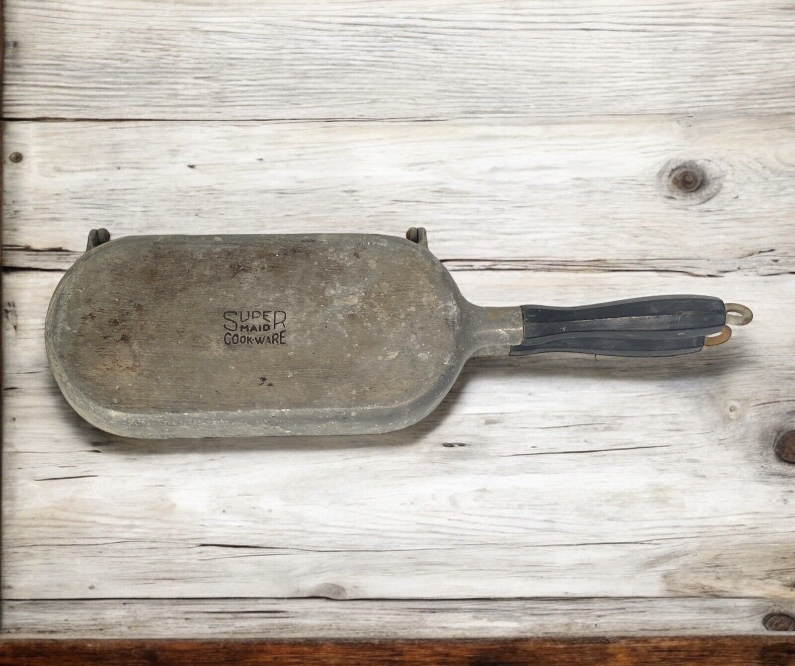 Vintage Miracle Make D Hinged Cookware Omelette Fish Frying Pan