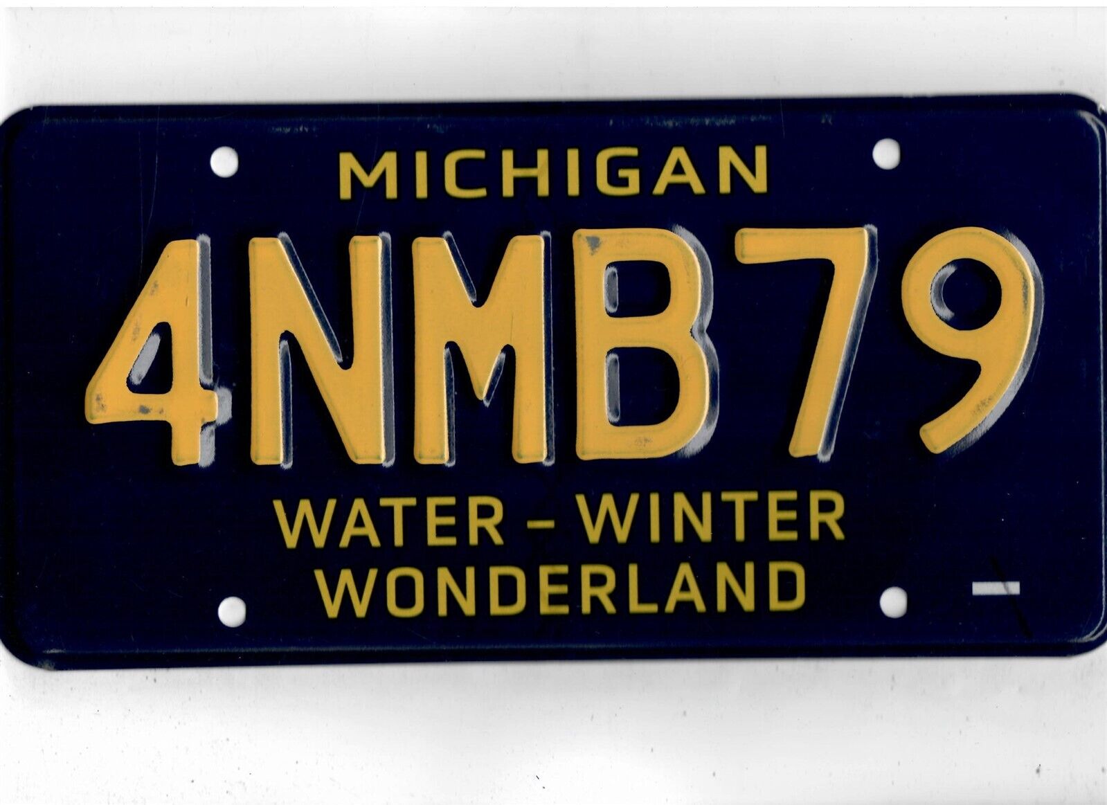 MICHIGAN license plate \