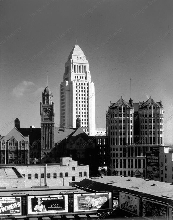 8x10 Print Los Angels Civic Center Los Angeles California 1927 #LAC