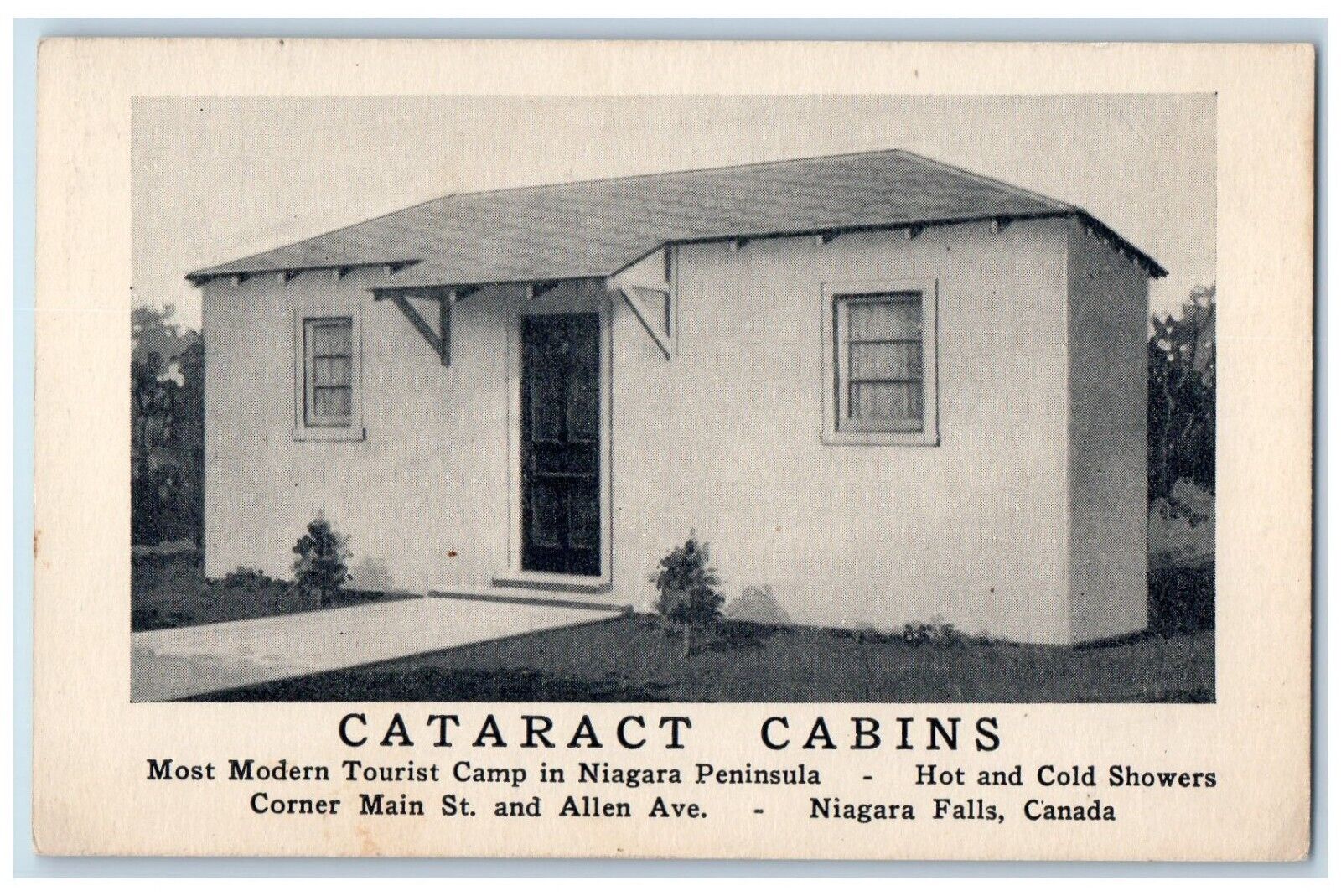 c1910\'s Cataract Cabins Modern Tourist Camp Niagara Falls Canada Postcard