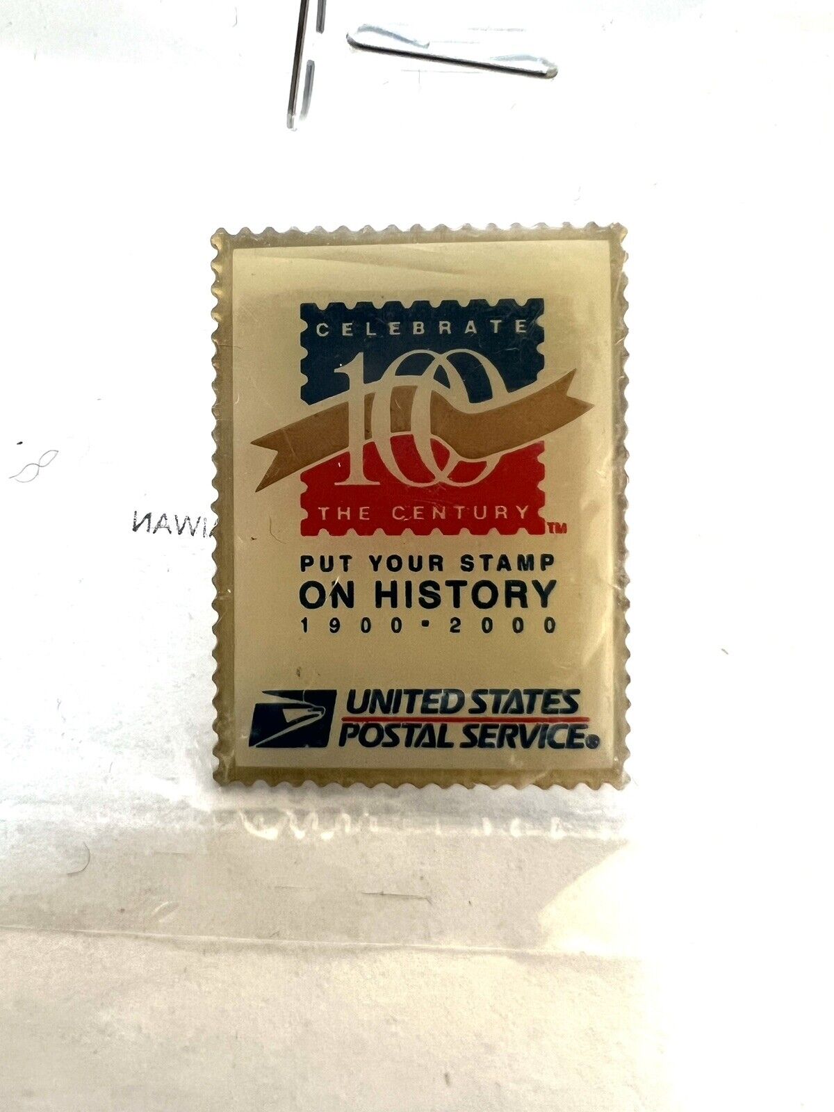 United States Postal Service USPS Celebrate 100 Years Stamp History Pin NEW