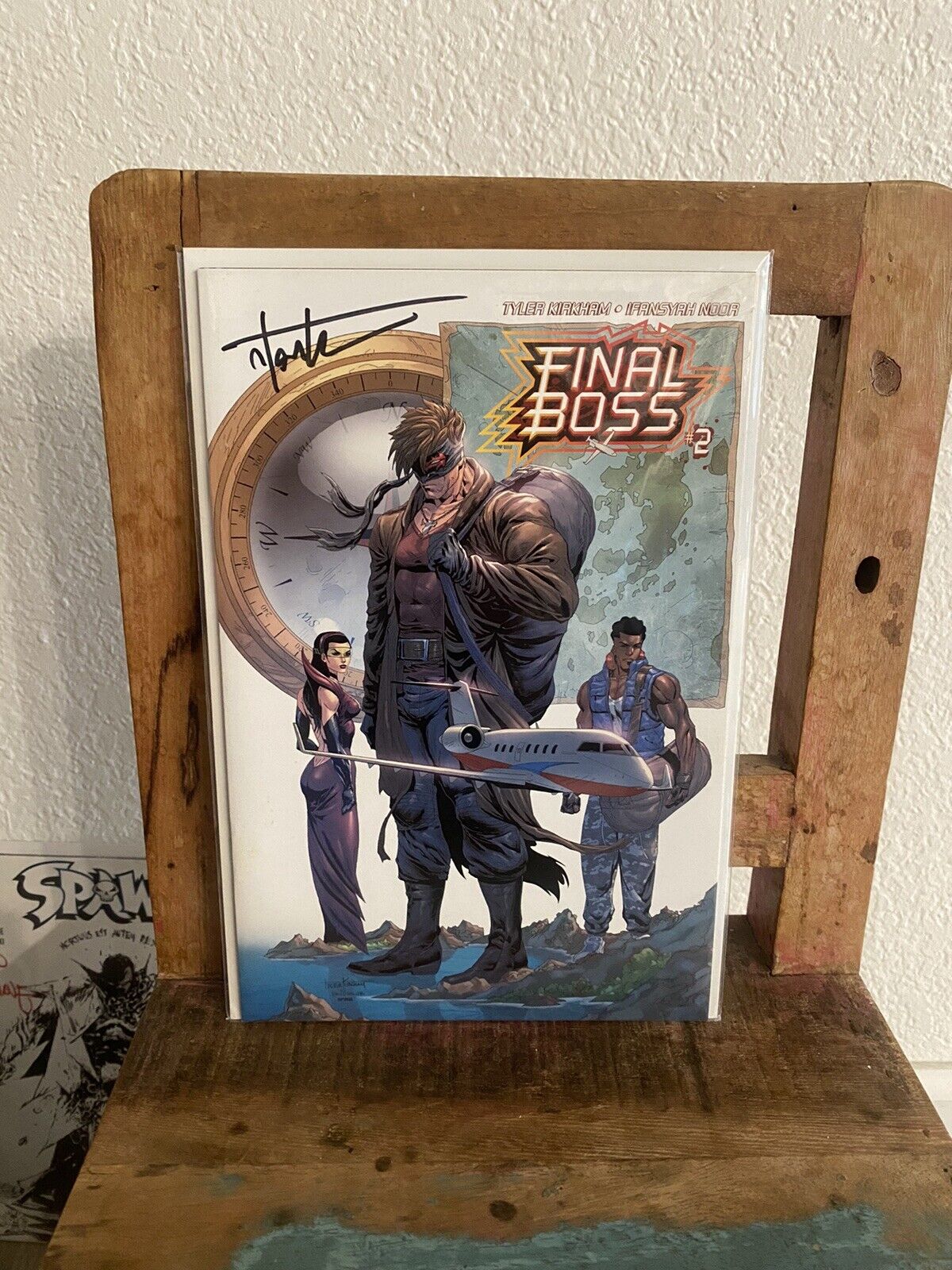 Final Boss #2 Cover B SIGNED by Tyler Kirkham with COA