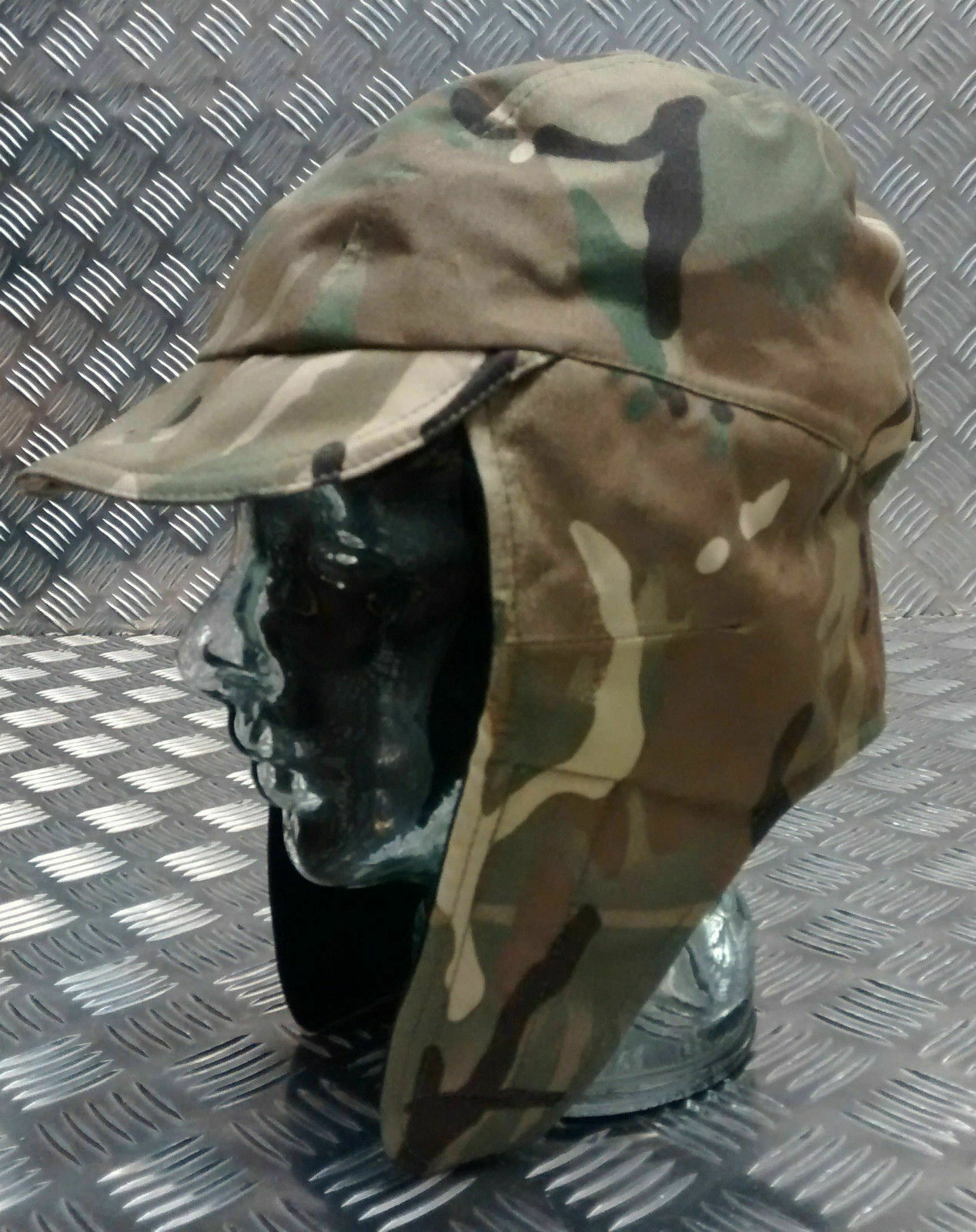 MTP MVP Waterproof & Breathable Multi Camo Dog Lined Trapper Hat. British Army 