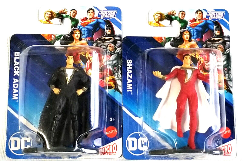 DC Justice League Shazam vs. Black Adam Micro Figures Mattel BRAND NEW