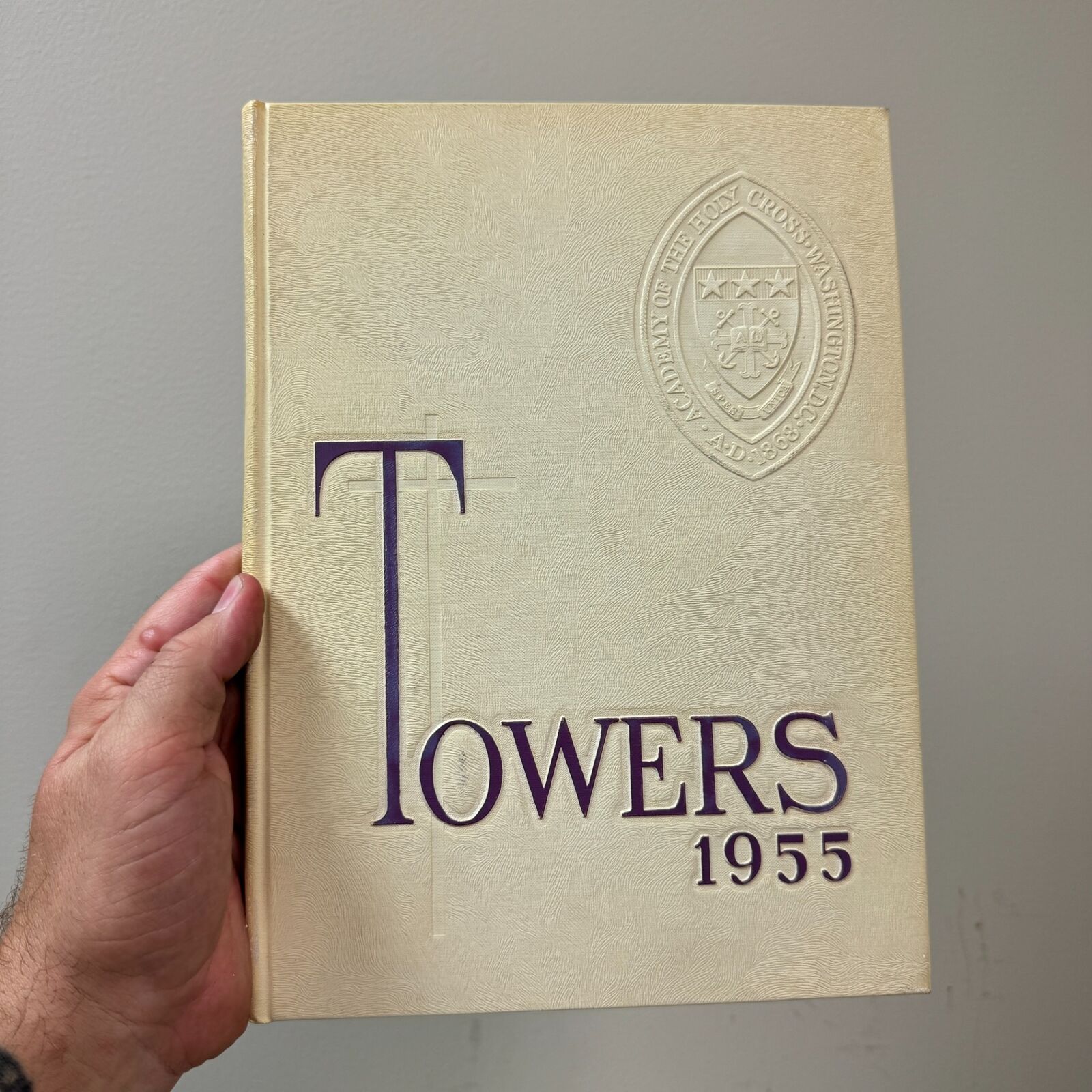ACADEMY OF THE HOLY CROSS Yearbook 1955 - Washington, DC - TOWERS