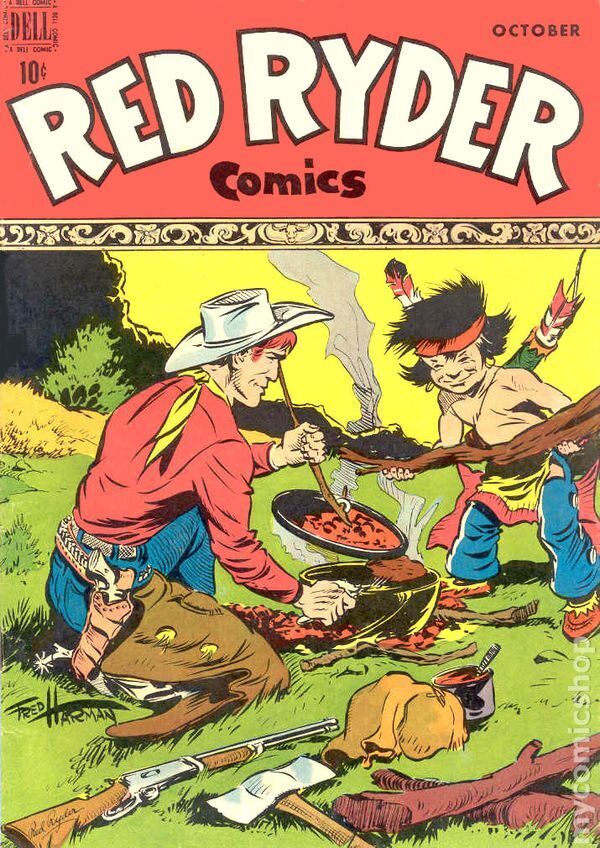 Red Ryder Comics #63 VG 1948 Stock Image Low Grade