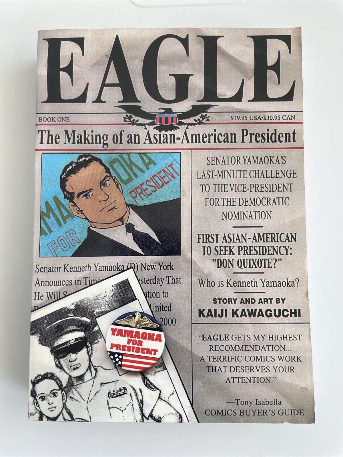 Eagle: The Making of an Asian-American President Omnibus Vol 1 - Kawaguchi Manga