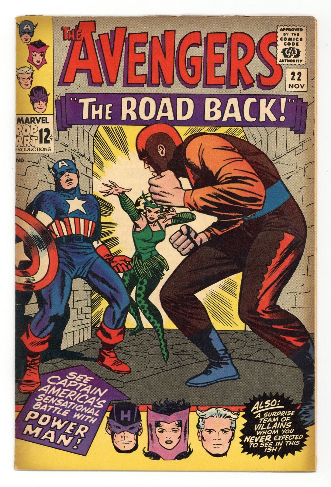 Avengers #22 GD/VG 3.0 1965