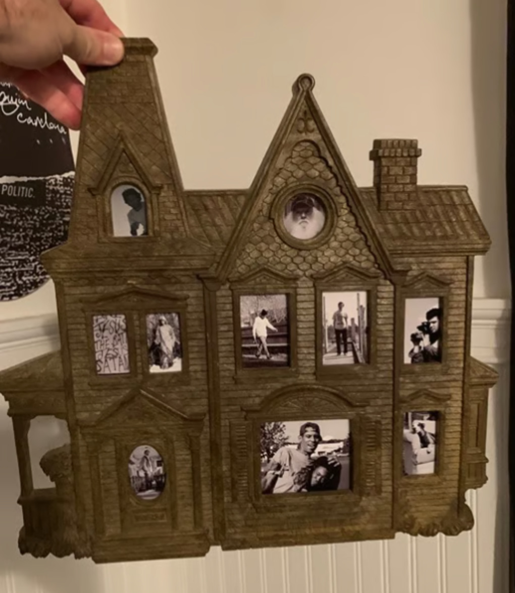 Victorian Gothic House Vintage Picture Frame Collage