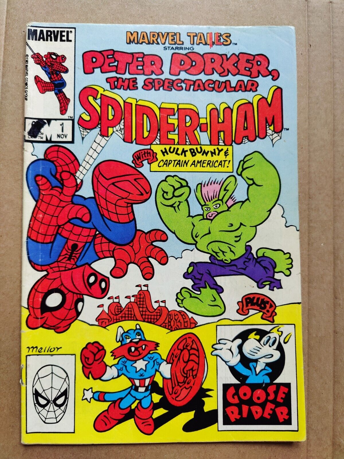 Marvel Tails 1 1983 LOW GRADE 1st Peter Porker Spectacular Spider-Ham Spider-Man