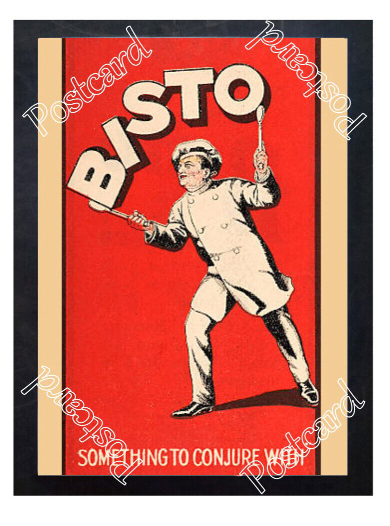 Historic Bisto Gravy 1910s Advertising Postcard