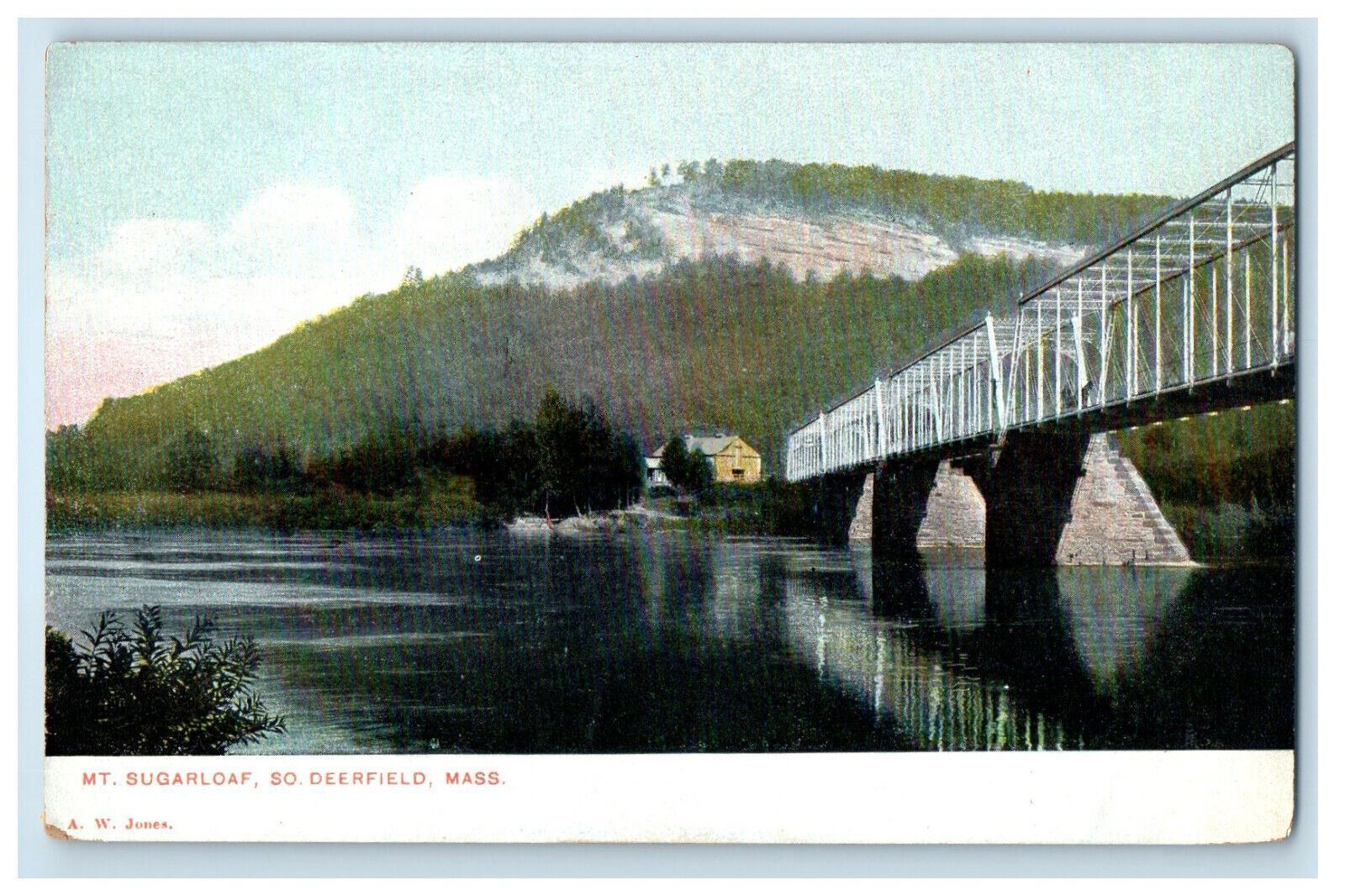 c1905 Mt. Sugarloaf, South Deerfield Massachusetts MA Antique Postcard