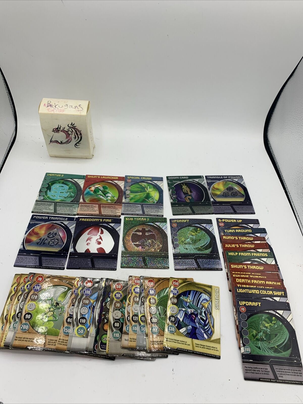 Bakugan Lot Cards Mixed Random Magnetic, Normal, Holo, Lenticular