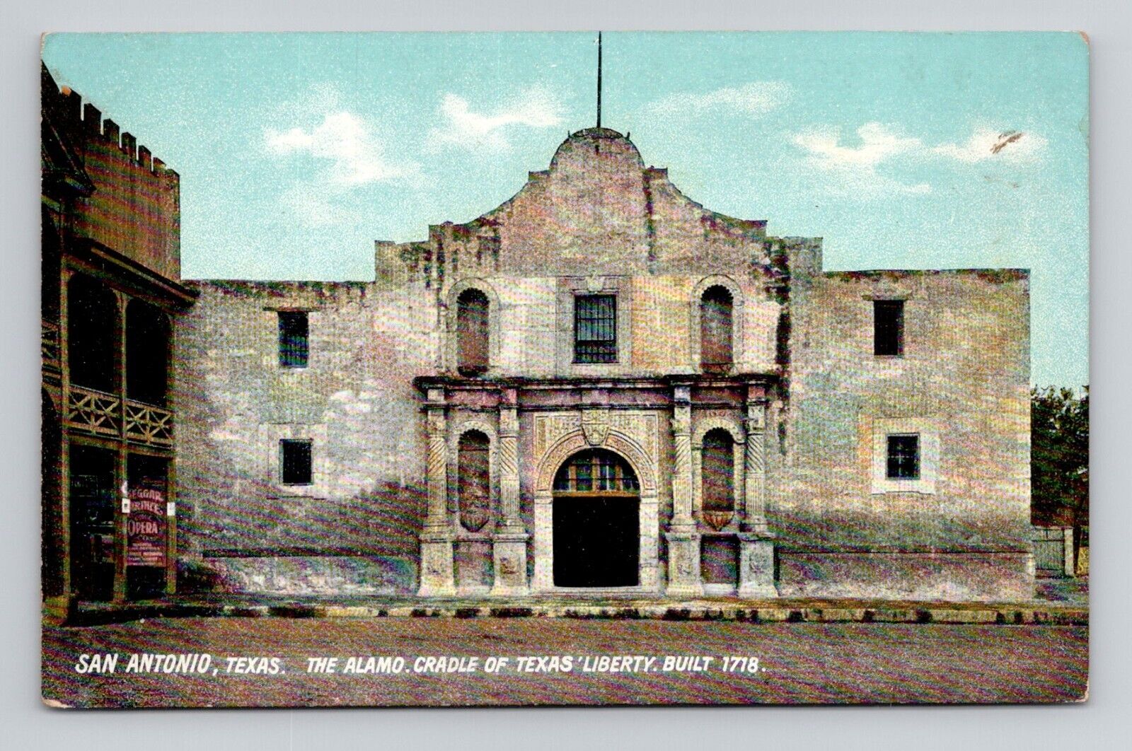 Postcard The Alamo San Antonio Texas TX, Antique H8