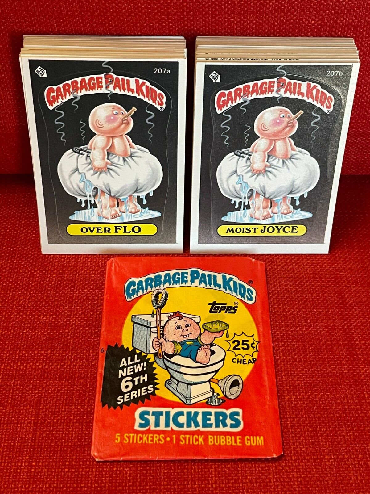 MINT 1986 Topps Garbage Pail Kids Original 6th Series 6 OS6 88-Card Set GPK WOW