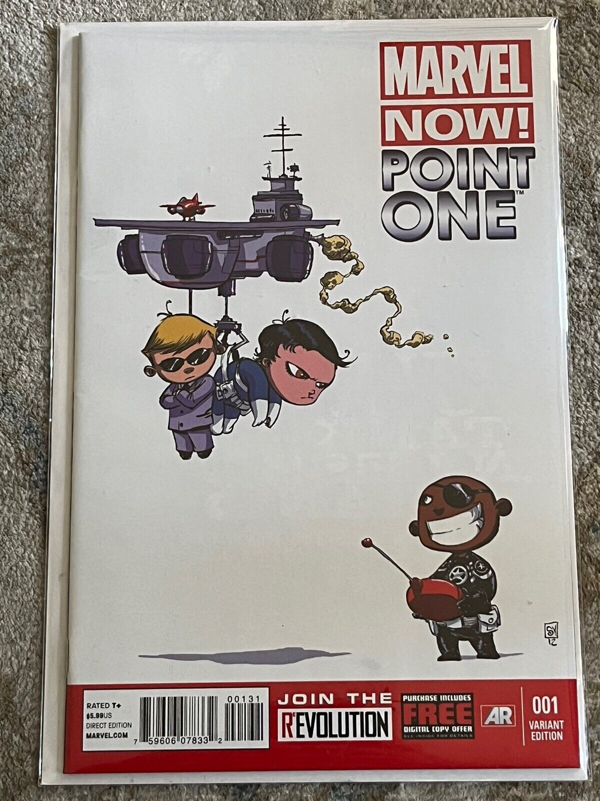 Marvel Now Point One #1 Skottie Young Variant - Nick Fury - 2012 - NM