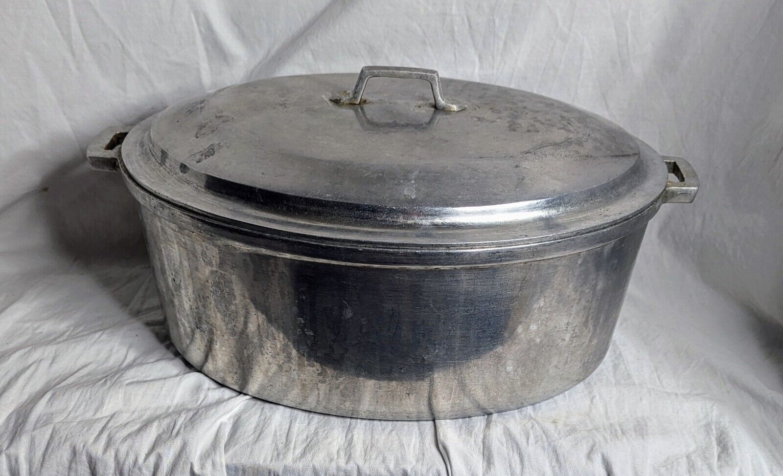 Vintage Miracle Maid Cookware Aluminum Roaster Dutch Oven With Lid Pot