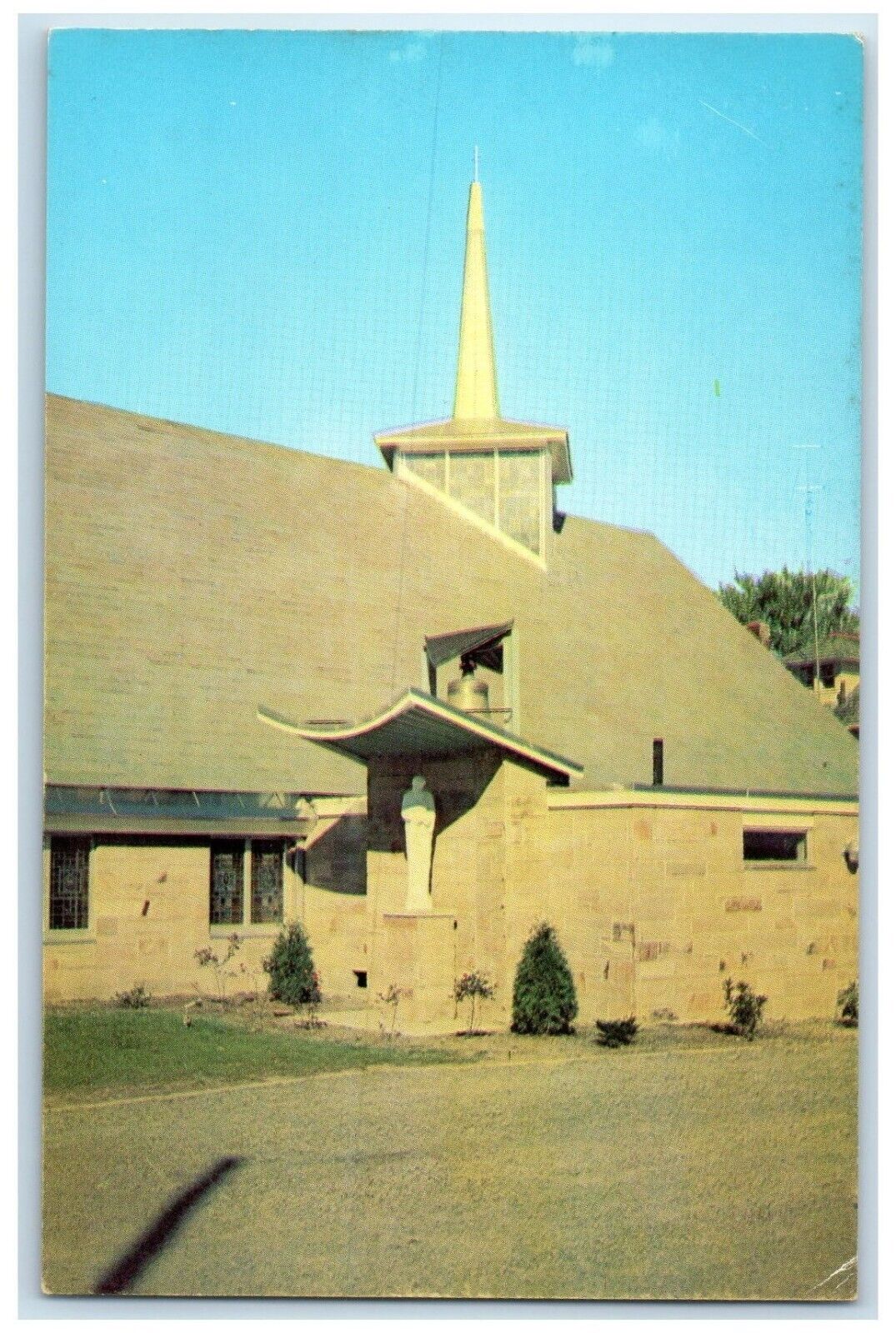 c1960 Exterior View St Joseph Church Building Maximo Ohio OH Unposted Postcard