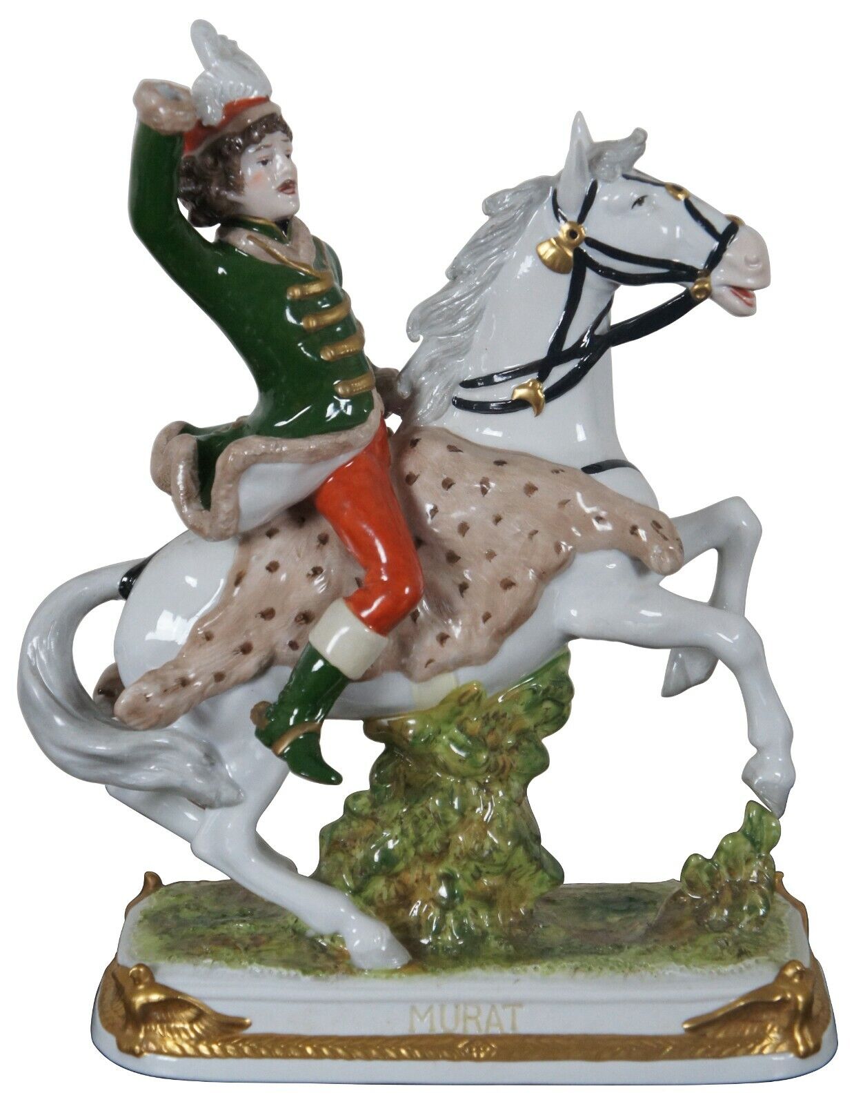 Antique Kister Porcelain Joachim Murat Figurine French Revolution Statue