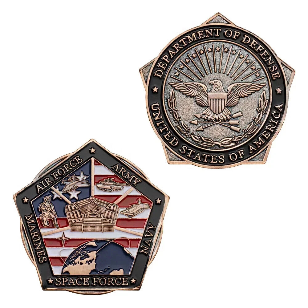 Department of Defense The Pentagon Challenge coin Military Veteran Gift