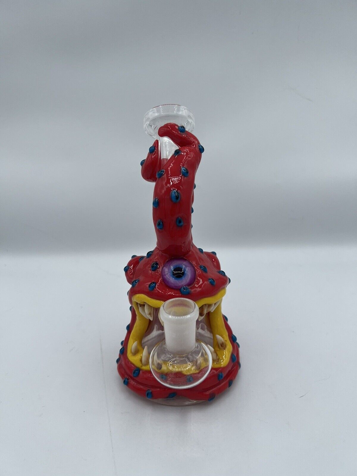 Monster Octopus Colorful Glass Bong RedTentacles Beaker Pipe Unique Thick
