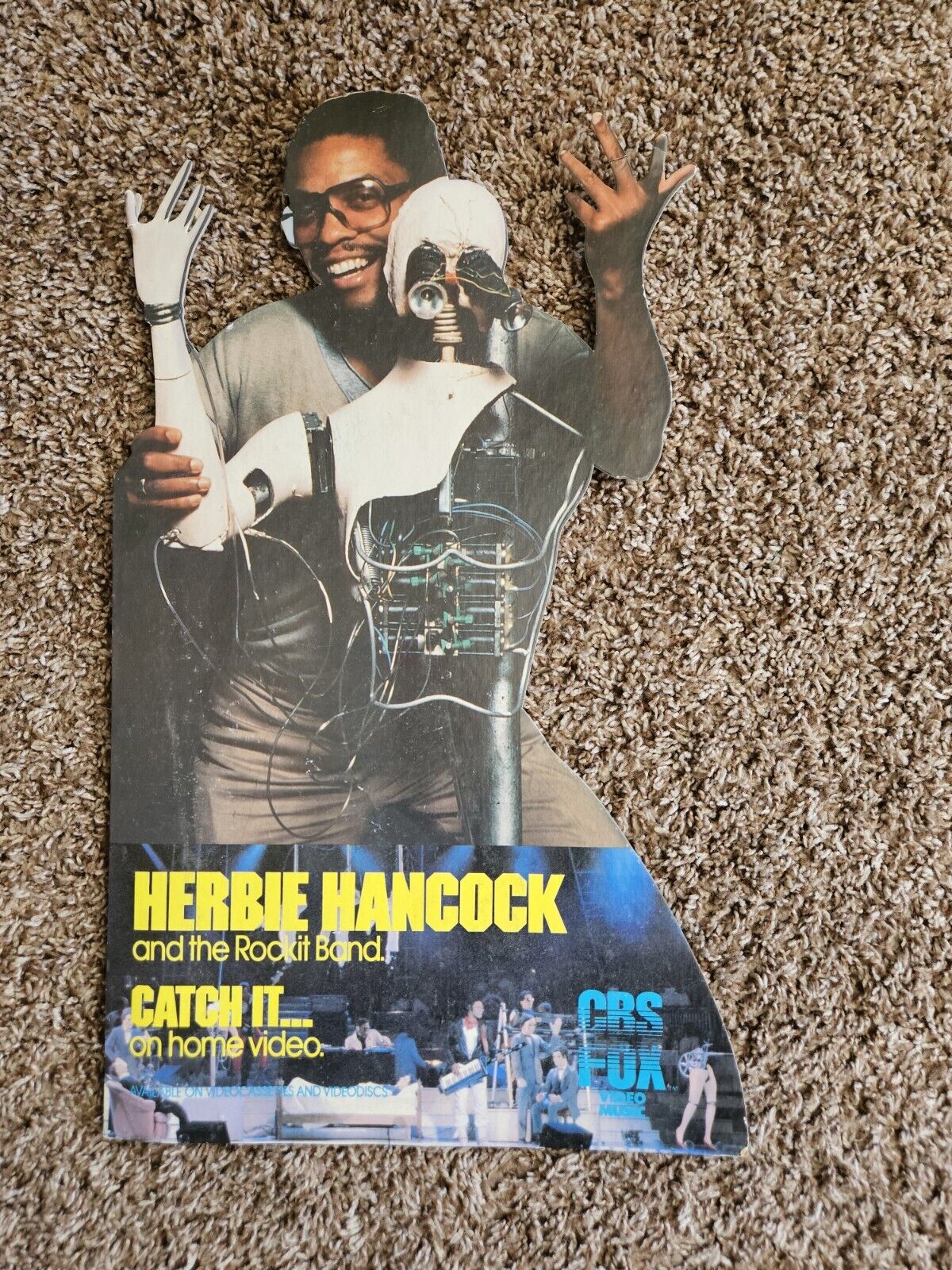 Herbie Hancock Rockit Movie video store display