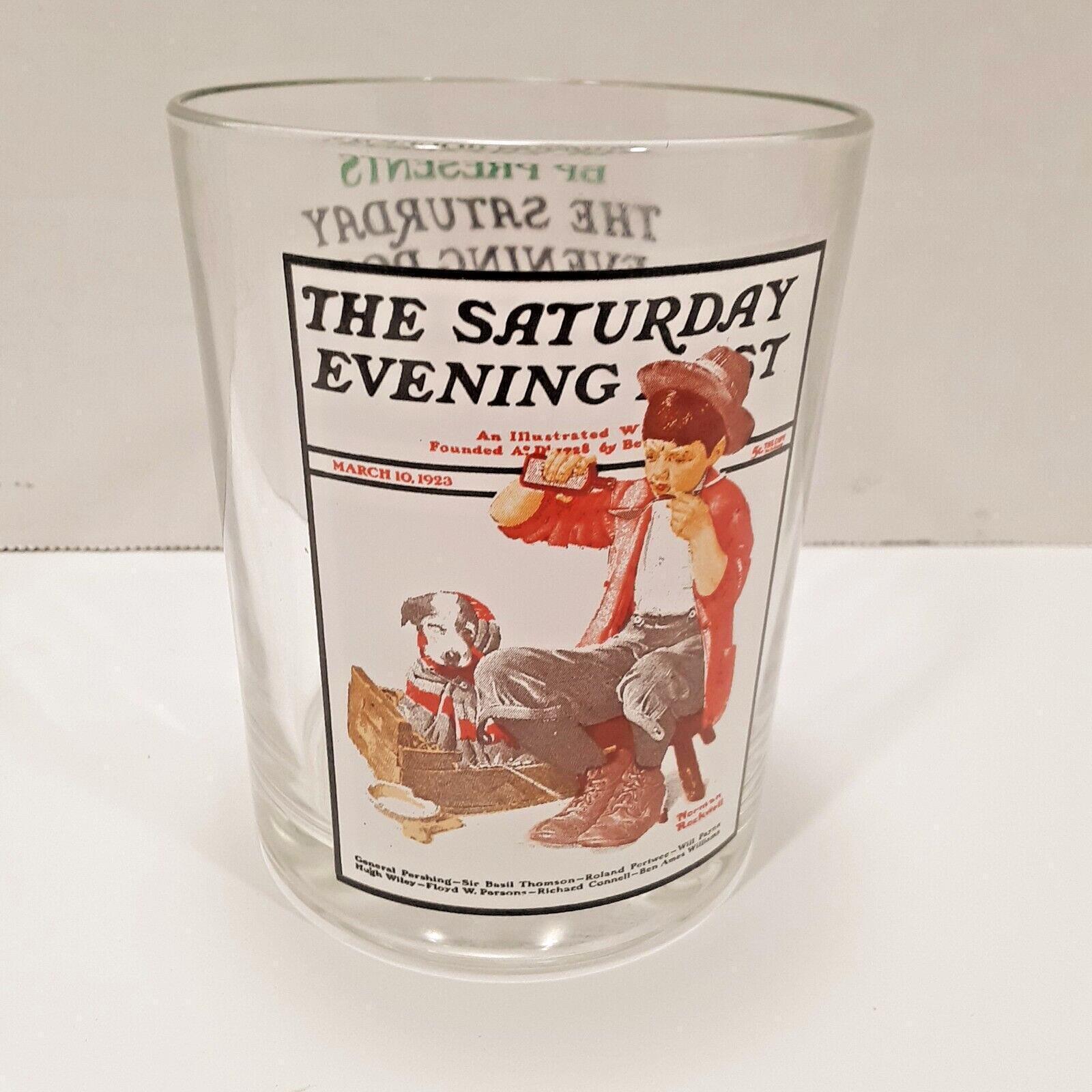 The Saturday Evening Post Bedside Manner Glassware Glass Norman Rockwell