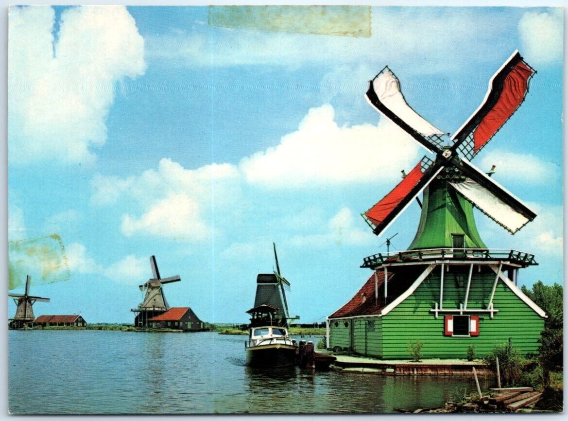 Postcard - De Zaanse Schans - Zaandam, Netherlands