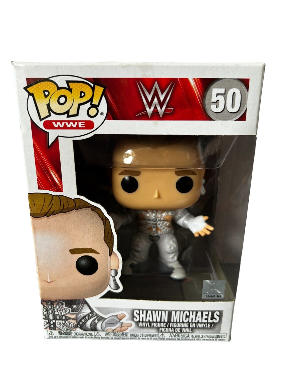 Funko Pop WWE Shawn Michaels #50 Vaulted Collectible Vinyl with POP Protector