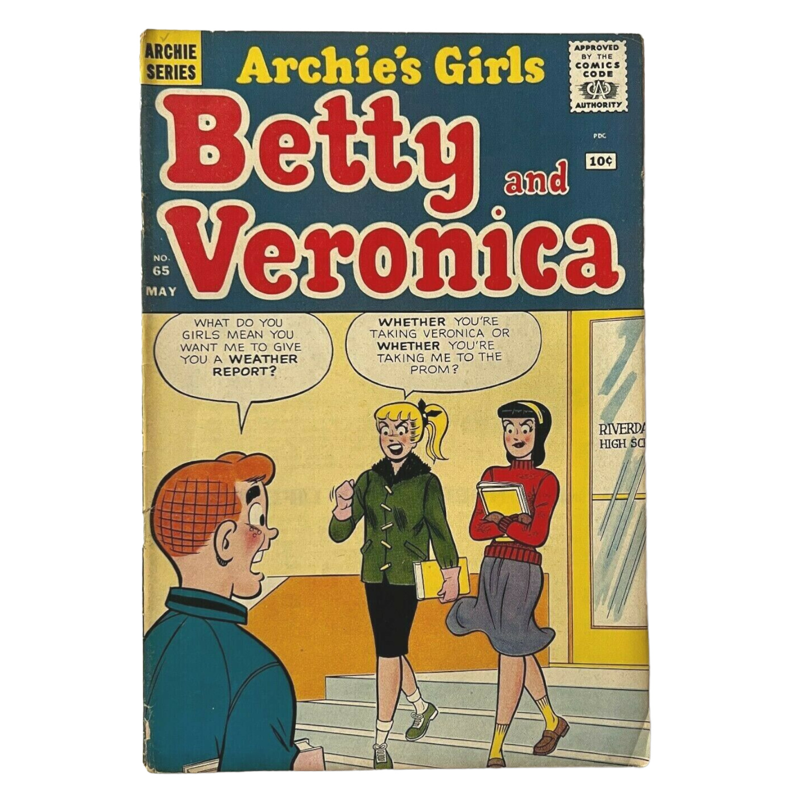 Archie Comics Archie\'s Girls BETTY And VERONICA #65  VTG Comic Book GGA