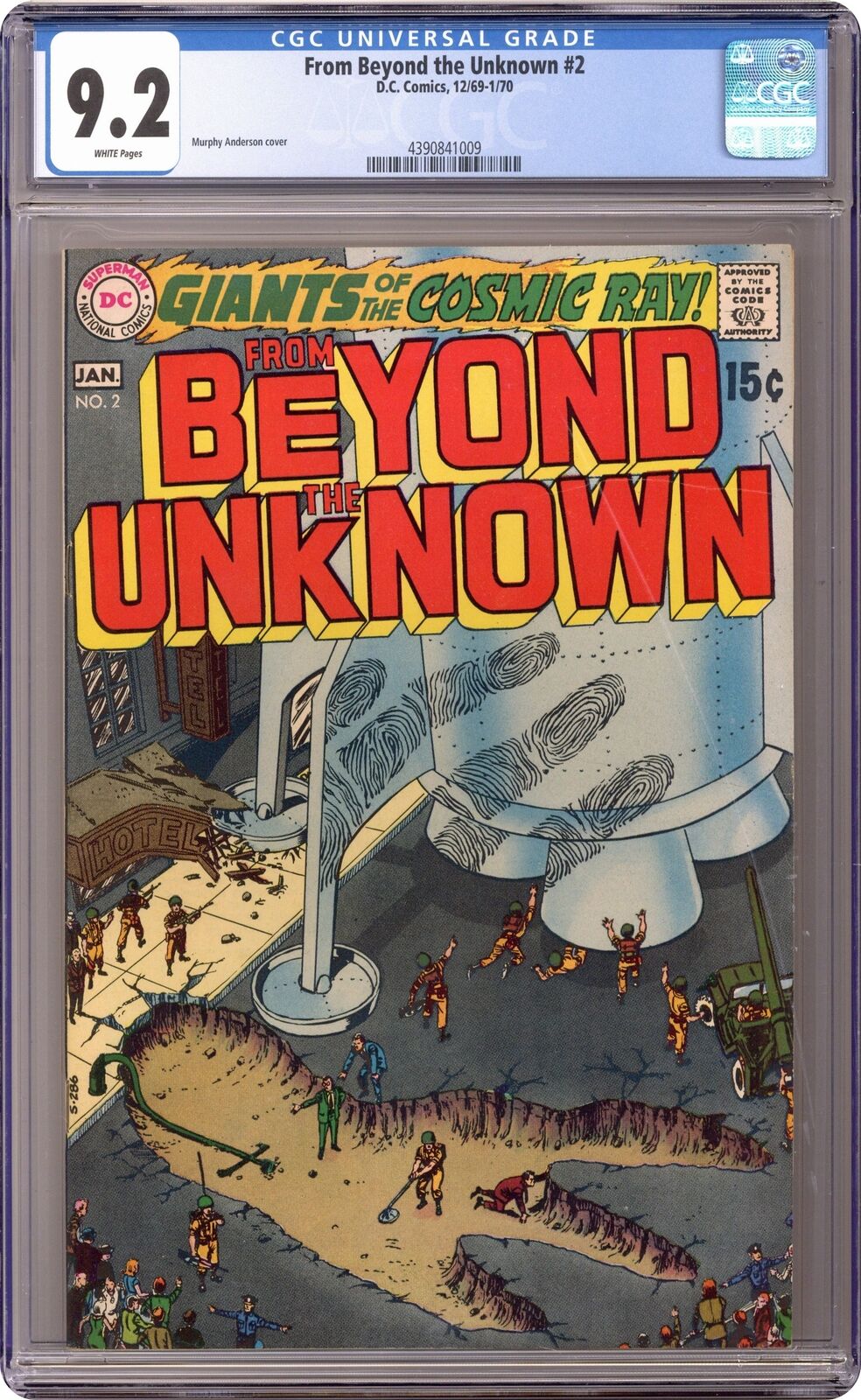 From Beyond the Unknown #2 CGC 9.2 1970 4390841009