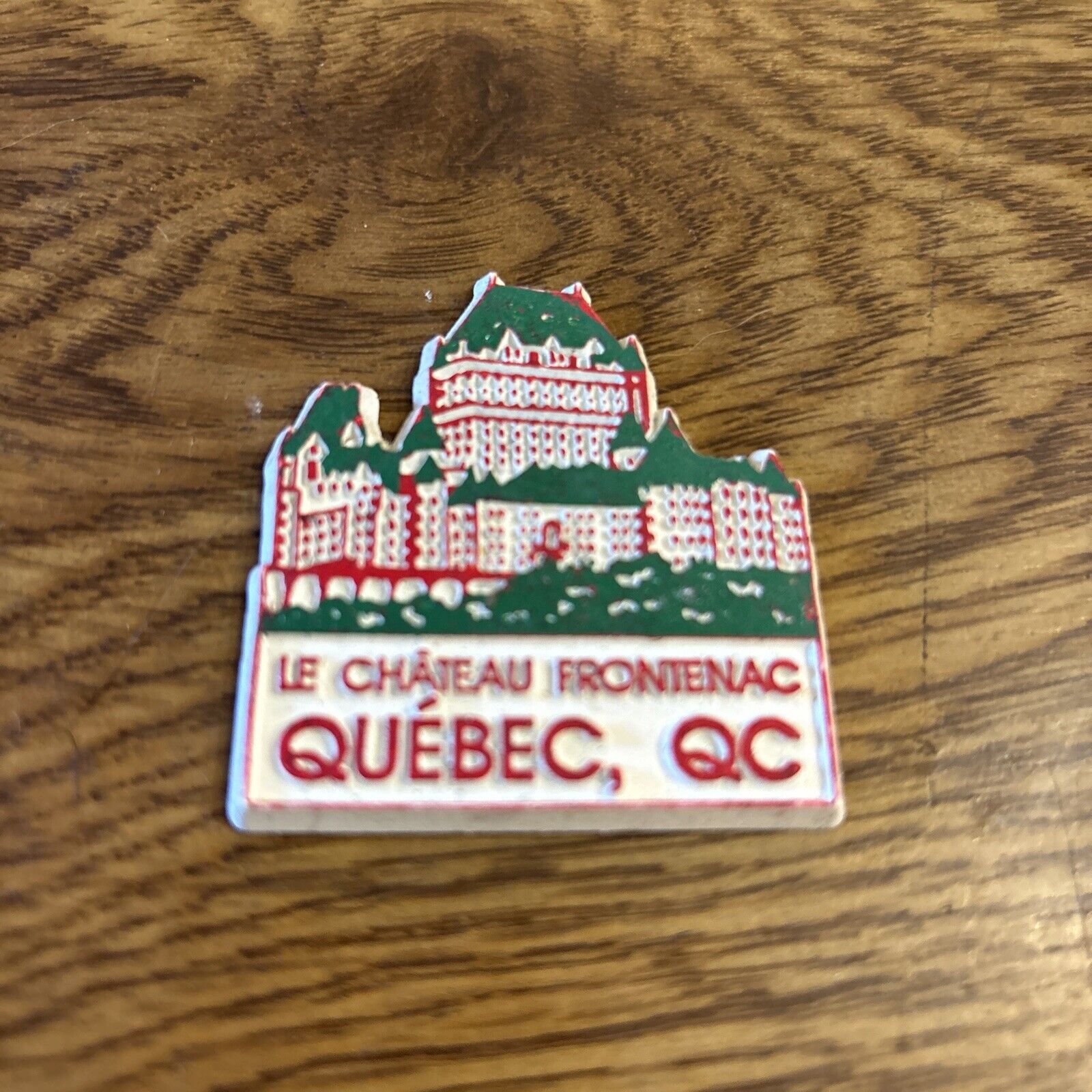 Chateau Frontienac Quebec, CA  Vintage Rubber  Magnet 2\