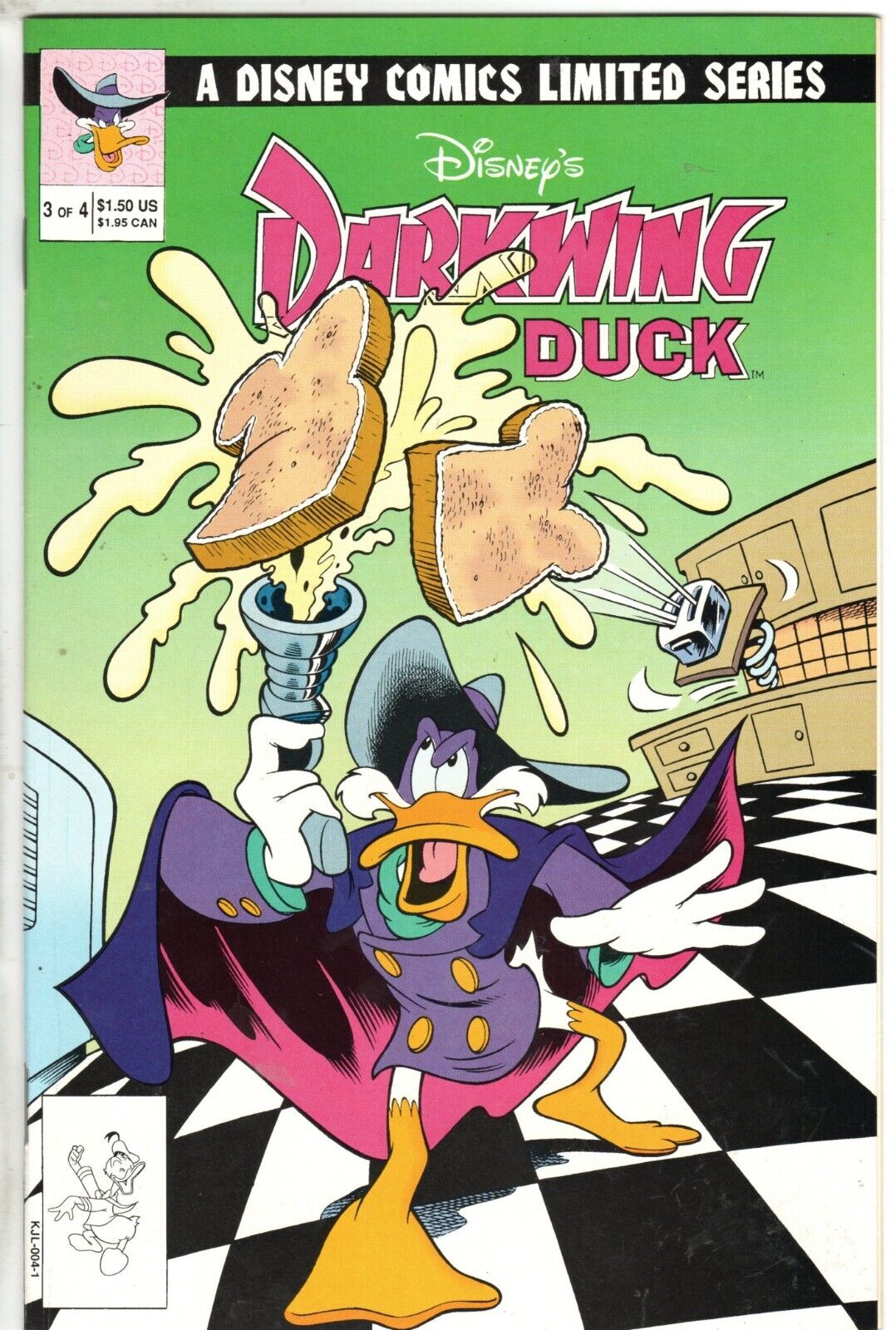 Darkwing Duck #2, Near Mint Minus Condition