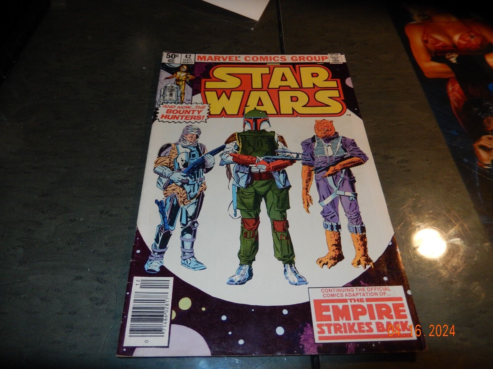 Star Wars #42 1st Appearance Boba Fett Newsstand Edition Marvel 1980 VG/Fine