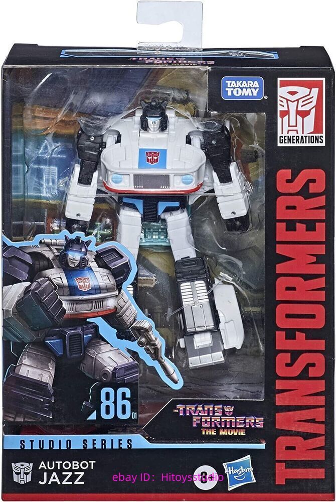 Hasbro Transformers Studio Series 86-01 Autobot Jazz Deluxe Action Figure New