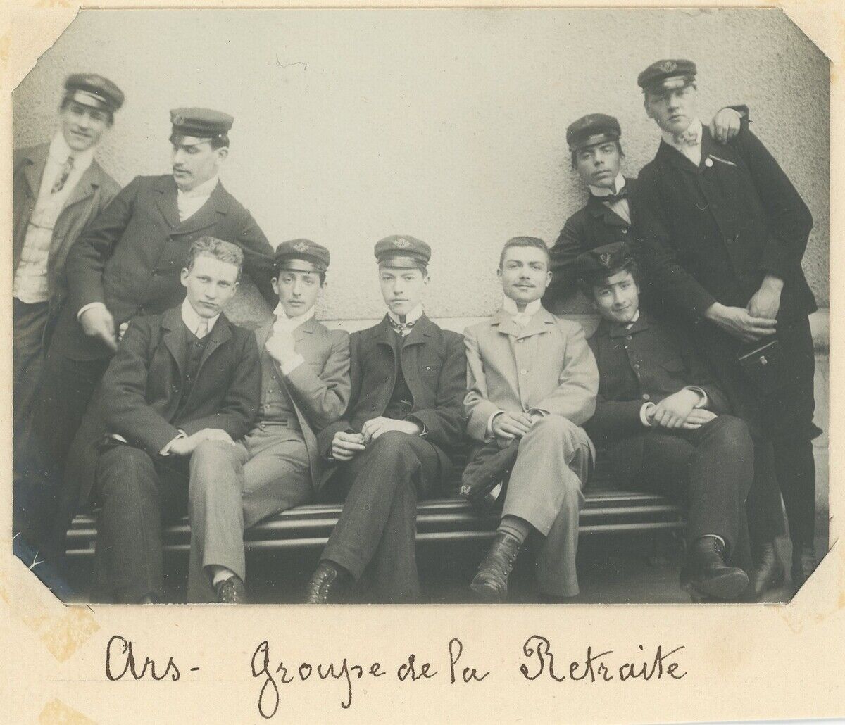 Ars-sur-Formans (Ain). Retirement Group. Schools. Schools. Circa 1900.