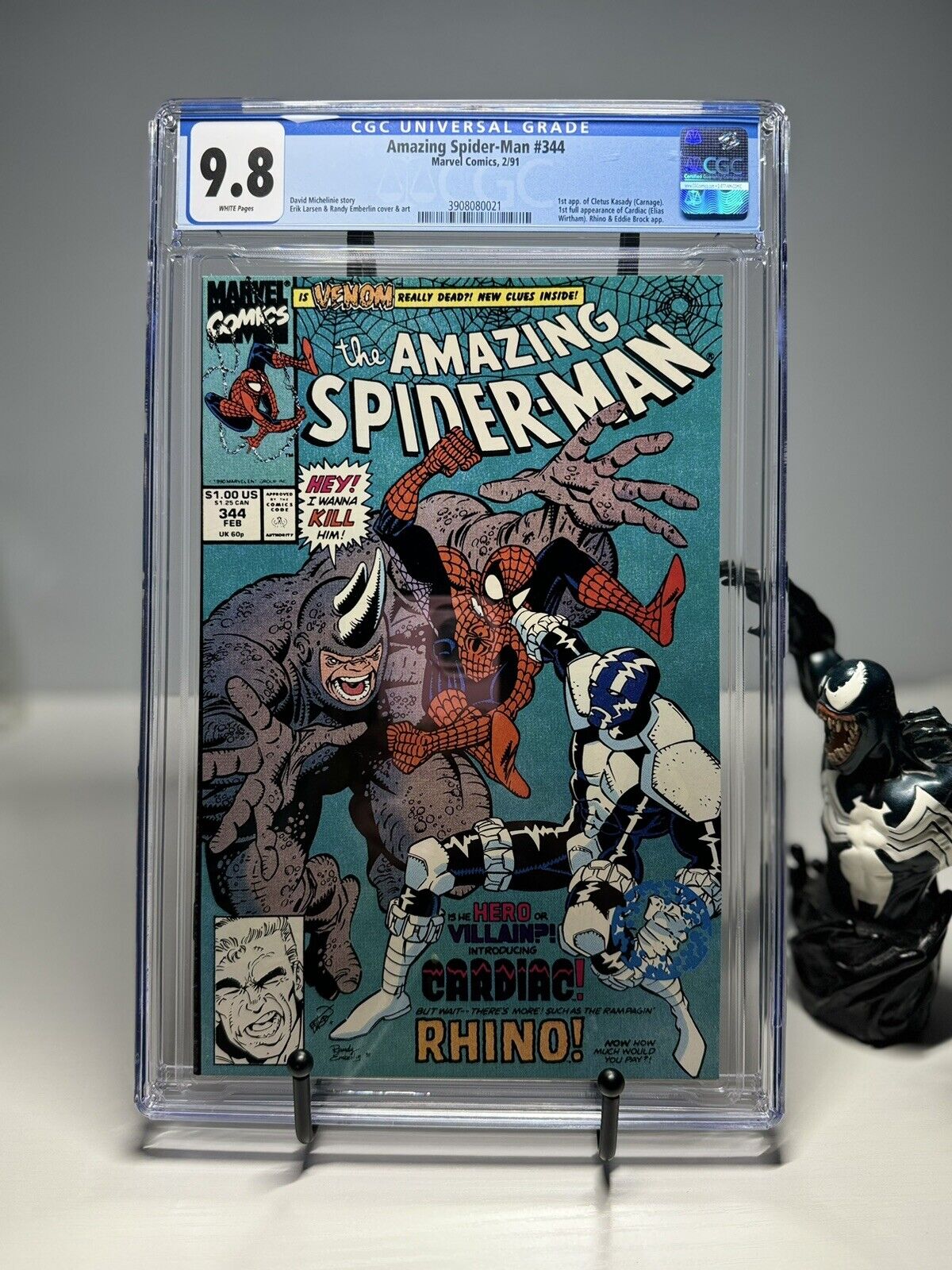 The Amazing Spider-Man #344 | 1st Appearance Of Carnage | CGC 9.8
